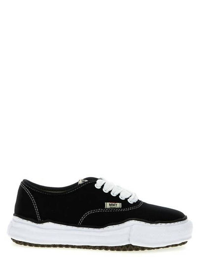 Baker OG Sole Canvas Low Top Sneakers Black - MAISON MIHARA YASUHIRO - BALAAN 2