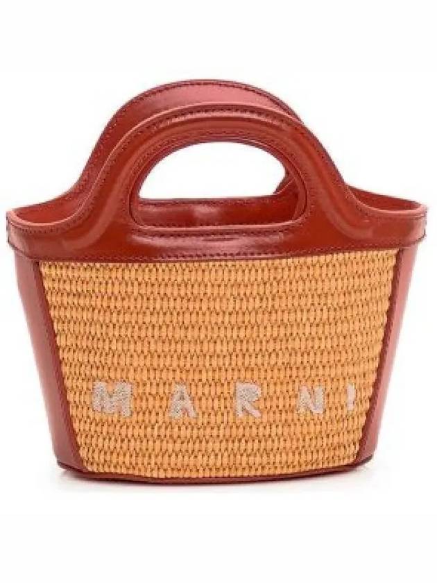 Rattan Micro Tropicalia Cross Bag Orange - MARNI - BALAAN 2