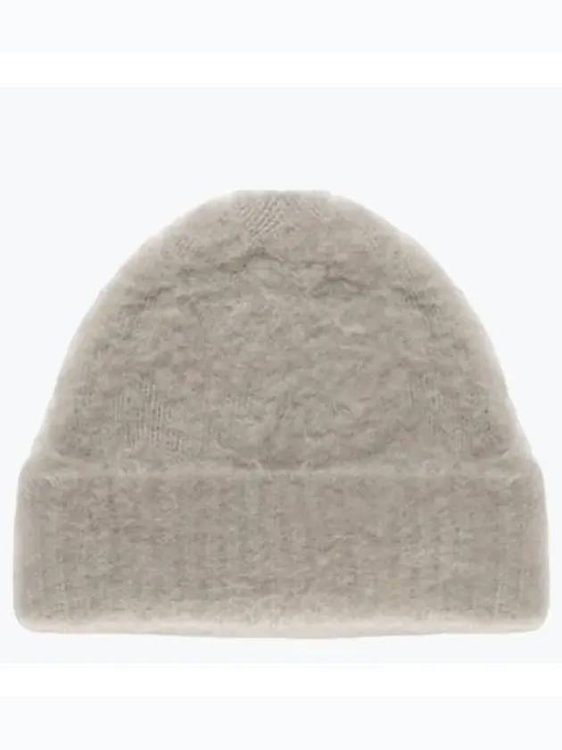 Wool Mohair Beanie Dark Beige - ACNE STUDIOS - BALAAN 2