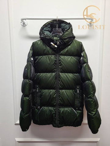 Used luxury goods Lewis It 1 Montclair Alix almond green short down padded jumper - MONCLER - BALAAN 1