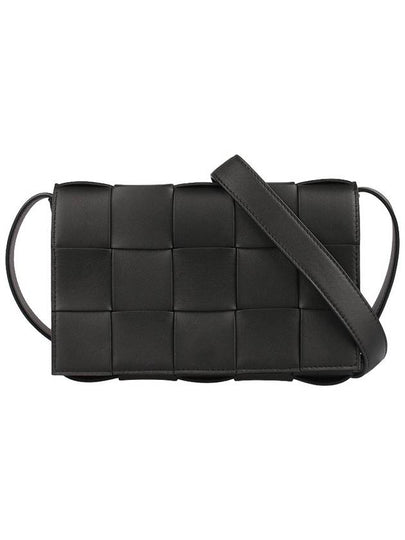 Intrecciato Cassette Cross Bag Black - BOTTEGA VENETA - BALAAN 2