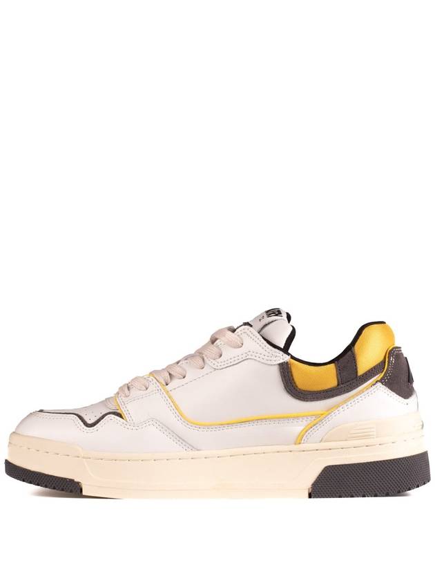 Autry White Leather And Gray Suede Sneakers - AUTRY - BALAAN 2