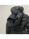 Women s FLAMMETTE Logo Patch Long Down Padded Jacket Black 1C50900 54155 999 - MONCLER - BALAAN 9