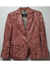 Floral acetate linen blazer jacket - ETRO - BALAAN 2