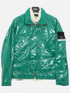 Shadow Glass Poplin Jacket Green - STONE ISLAND - BALAAN 4