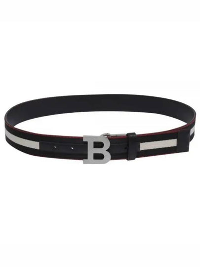 Men's B Buckle Double-Sided Leather Belt - BALLY - BALAAN 2