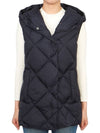 Frutto Padded Vest Navy - MAX MARA - BALAAN 3