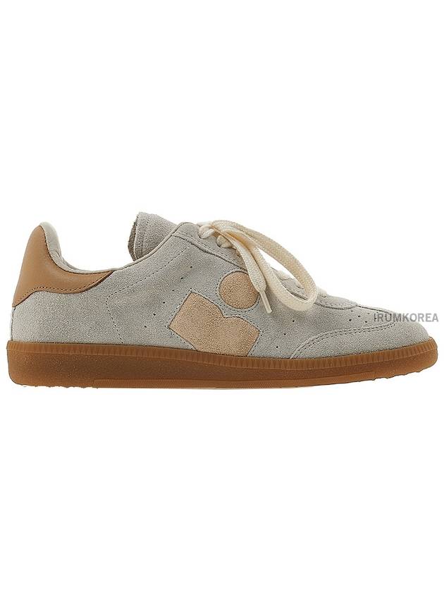 Bryce Suede Low Top Sneakers White - ISABEL MARANT - BALAAN 3