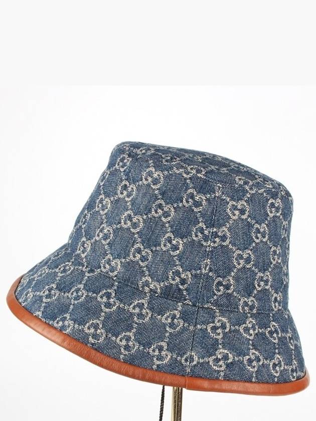 GG Denim Bucket Hat L M - GUCCI - BALAAN 4