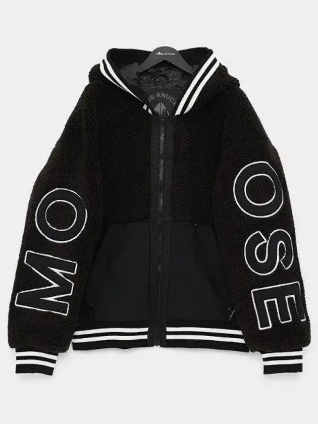 Ashford Zip Up Shearing Jacket Black - MOOSE KNUCKLES - BALAAN 2