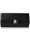 Vara Bow Continental Long Wallet Black - SALVATORE FERRAGAMO - BALAAN 2