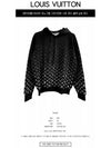 1AA4Y Monogram Gradient Knit Hooded Black Men's Hooded TEO - LOUIS VUITTON - BALAAN 2