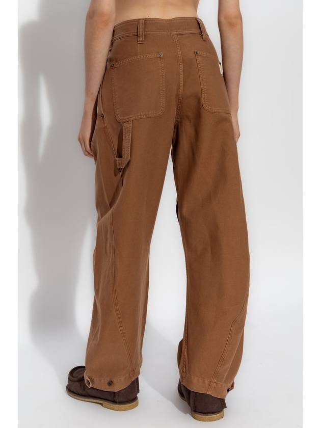 JW Anderson Loose Fit Trousers, Women's, Brown - JW ANDERSON - BALAAN 4