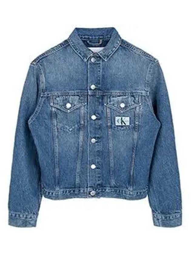 Blue monologo denim jacket J20J221261 1A4 - CALVIN KLEIN - BALAAN 6