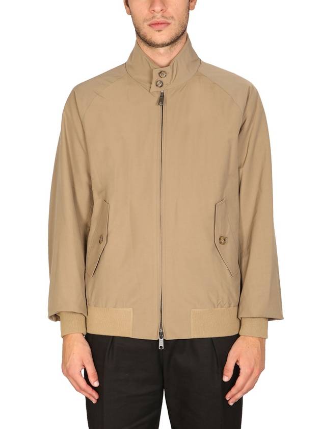 G9 Classic Original Harrington Zip-Up Jacket Tan - BARACUTA - BALAAN 4