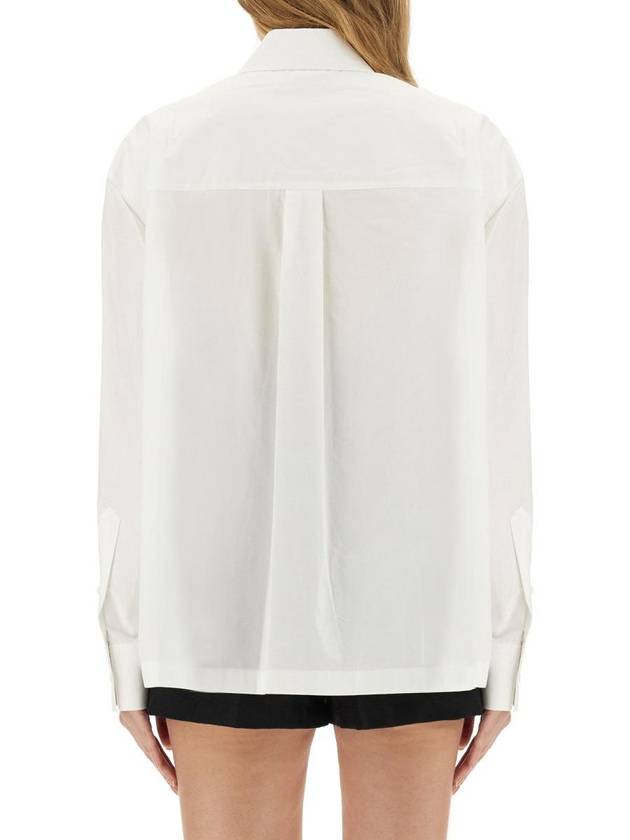 logo applique shirt 4WC1241449 - ALEXANDER WANG - BALAAN 4