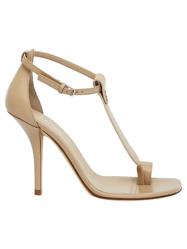 toe ring stiletto sandals heels beige - BURBERRY - BALAAN 1