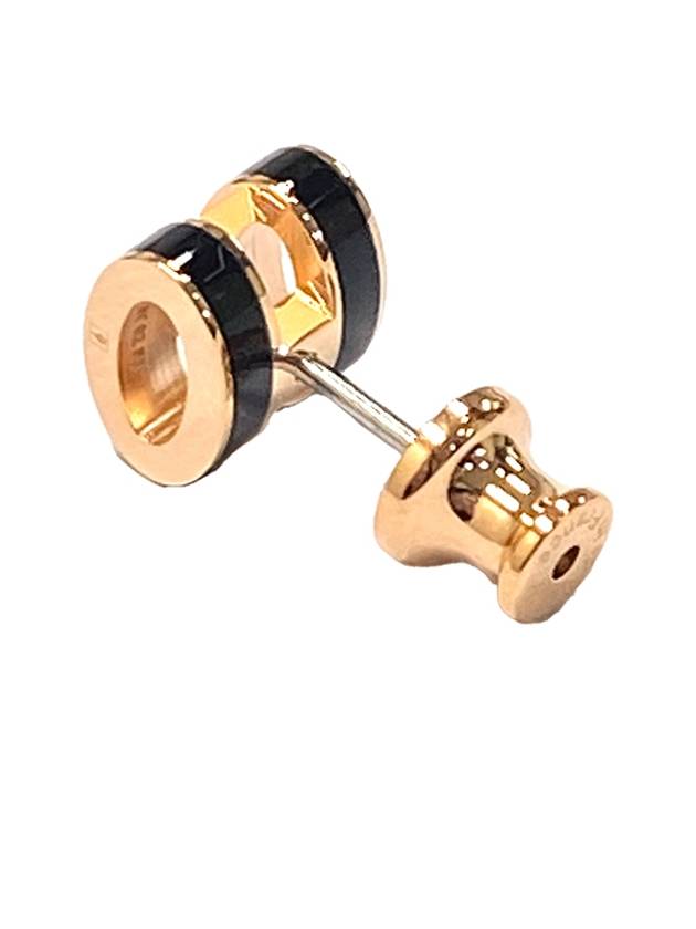 H608002F O03 Mini Pop Ache Rose Gold Hardware Earrings Noir TRM - HERMES - BALAAN 5