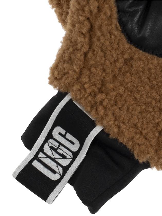 Logo Gloves Brown - UGG - BALAAN 5