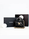 Classic Chain Shiny Aged Calfskin Mini Bag Black - CHANEL - BALAAN 2