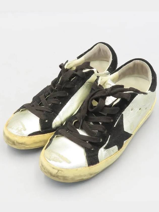 Smith Market Silver Sneakers Women s Shoes - GOLDEN GOOSE - BALAAN 4