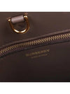 Francis Leather Mini Tote Bag Light Saddle Brown - BURBERRY - BALAAN 9