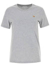 Baby Fox Patch Regular Short Sleeve T-Shirt Grey - MAISON KITSUNE - BALAAN 3