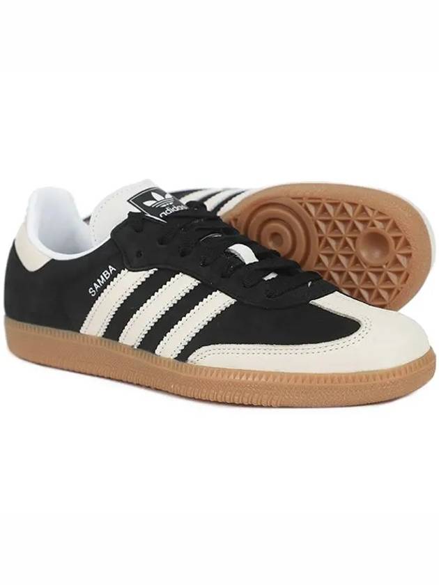 Samba OG Low Top Sneakers Black Wonder White - ADIDAS - BALAAN 2