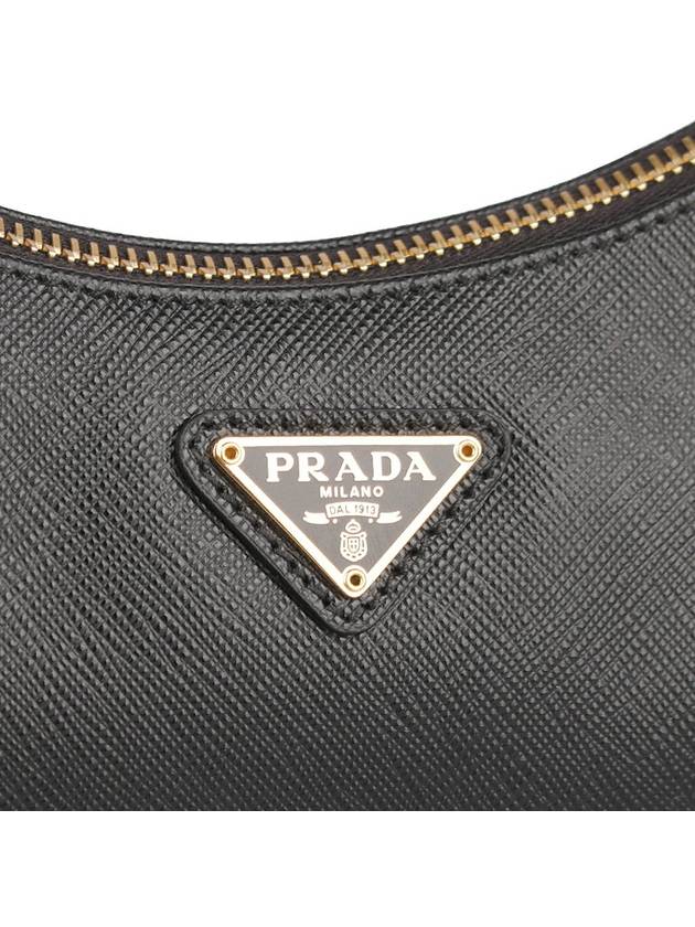 Re-Edition 2005 Saffiano Leather Shoulder Bag Black - PRADA - BALAAN 9