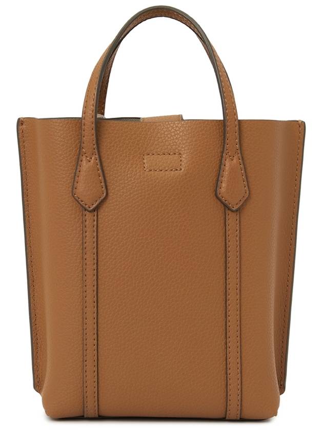 Perry Mini Tote Bag Brown - TORY BURCH - BALAAN 5