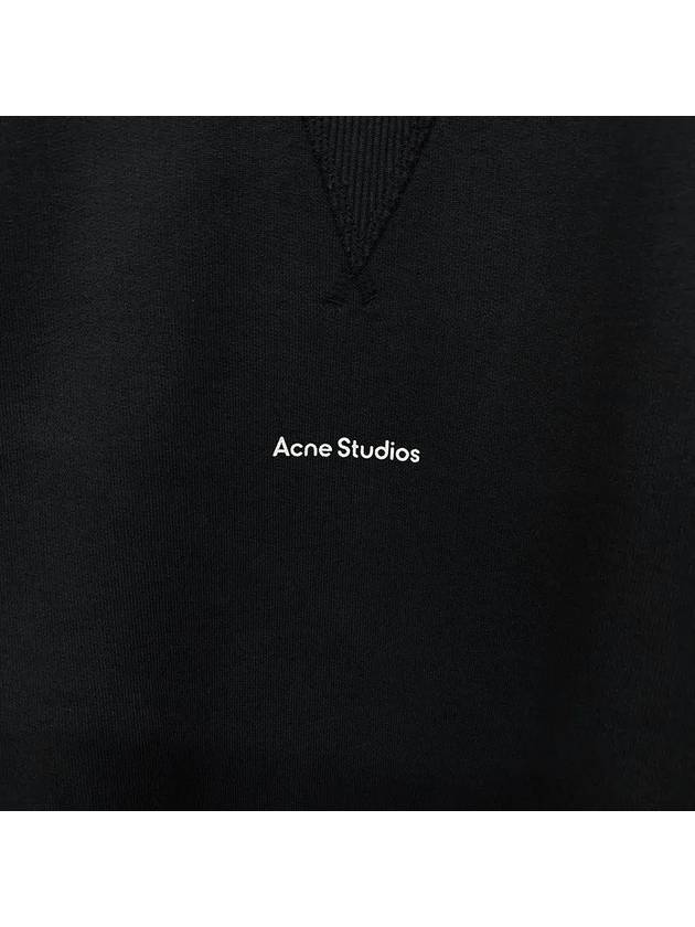 Lettering Logo Sweatshirt Black - ACNE STUDIOS - BALAAN 5