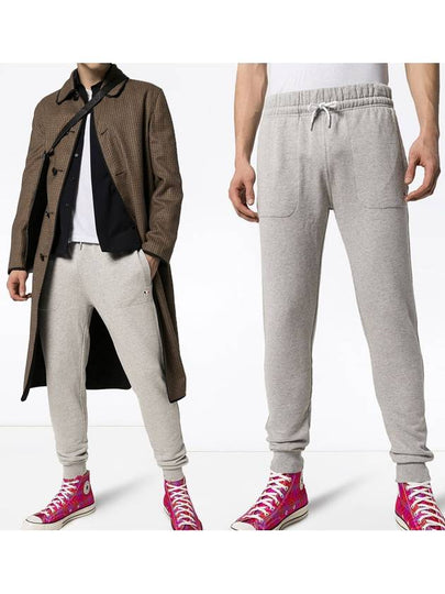 Men's Tricolor Fox Patch Track Pants Grey - MAISON KITSUNE - BALAAN 2