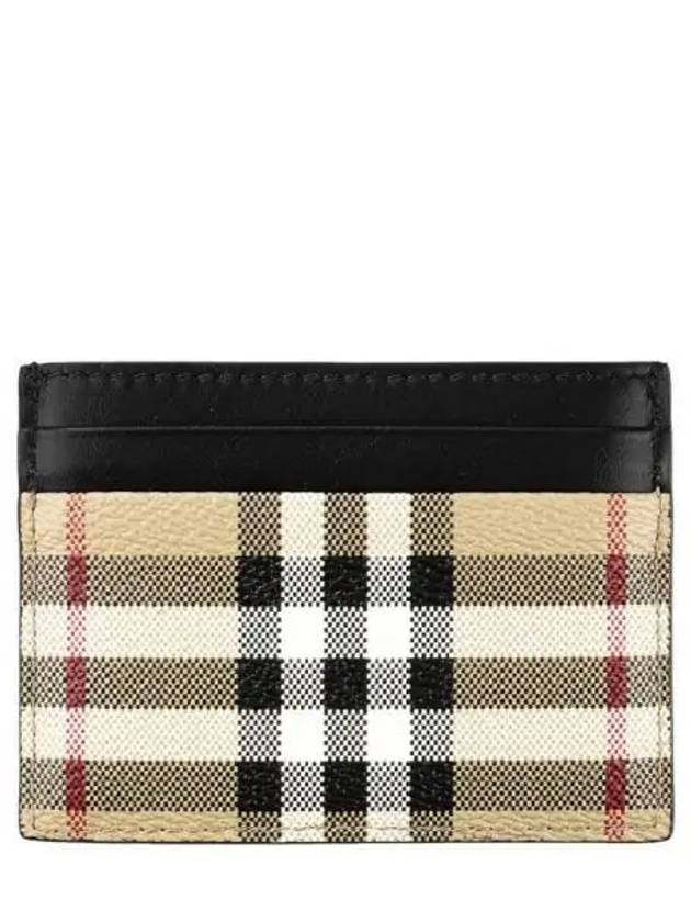 Vintage Check Card Wallet Beige - BURBERRY - BALAAN 2