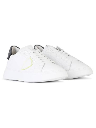 Philippe Model 'Temple' White Leather Sneakers - PHILIPPE MODEL - BALAAN 2