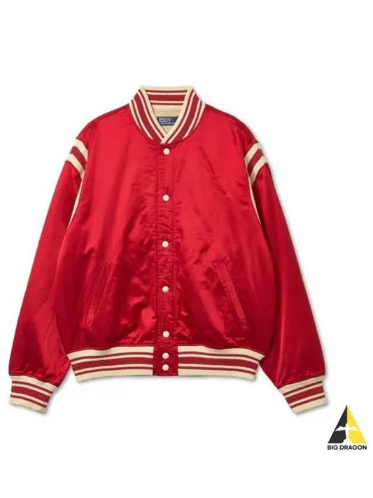 polo ball satin rally jacket red - POLO RALPH LAUREN - BALAAN 1