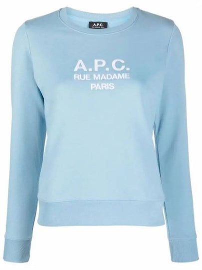 Women's TINa Sweatshirt Light Blue - A.P.C. - BALAAN 2