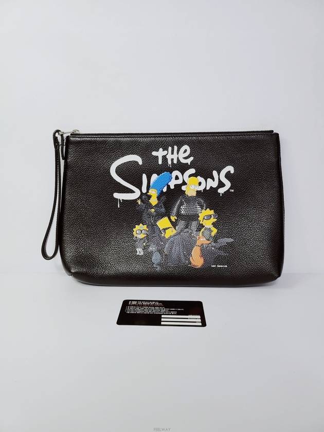 Used luxury goods DHLUX x Simpson collaboration strap shared clutch bag - BALENCIAGA - BALAAN 8