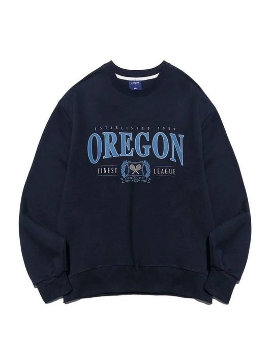 Oregon Overfit Sweatshirt Navy - TAILOR STUDIO - BALAAN 1