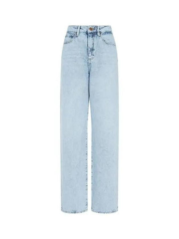 Women s washed straight denim pants light indigo 271865 - ARMANI EXCHANGE - BALAAN 1