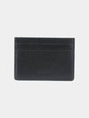 Embossed Logo Leather Card Wallet Black - JIL SANDER - BALAAN 2