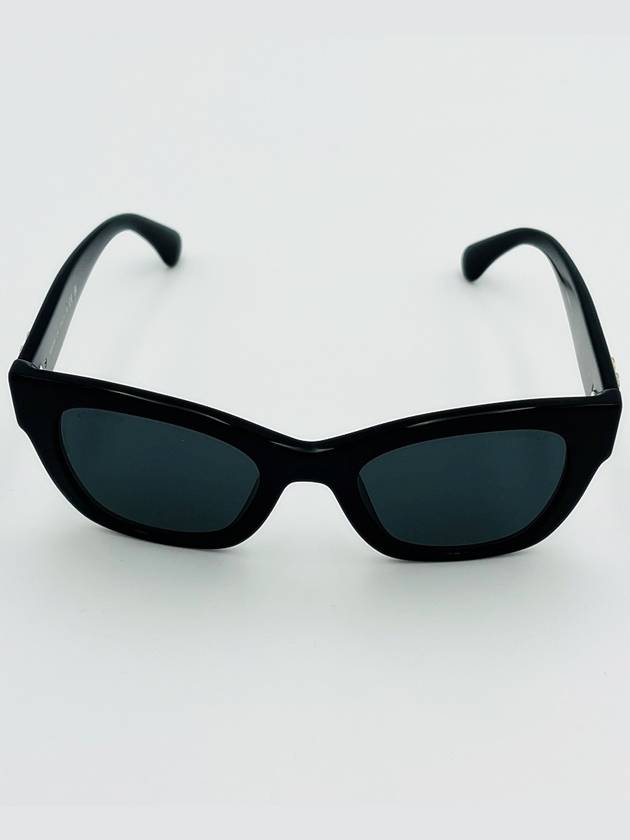 Eyewear Heart Logo Square Sunglasses Black - CHANEL - BALAAN 7