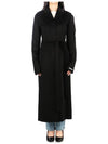 Women's Eva Single Coat Black - MAX MARA - BALAAN 2