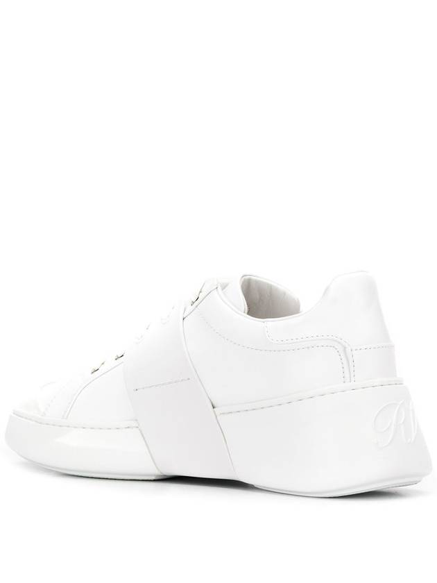 Viv Metal Buckle Low Top Sneakers White - ROGER VIVIER - BALAAN 3