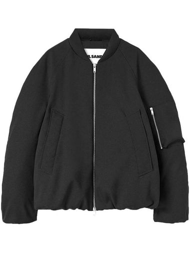 Oversized Fit Padding Black - JIL SANDER - BALAAN 1