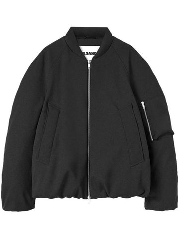 Oversized Fit Padding Black - JIL SANDER - BALAAN 1