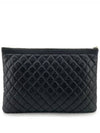 Lambskin gold boy clutch large - CHANEL - BALAAN 5