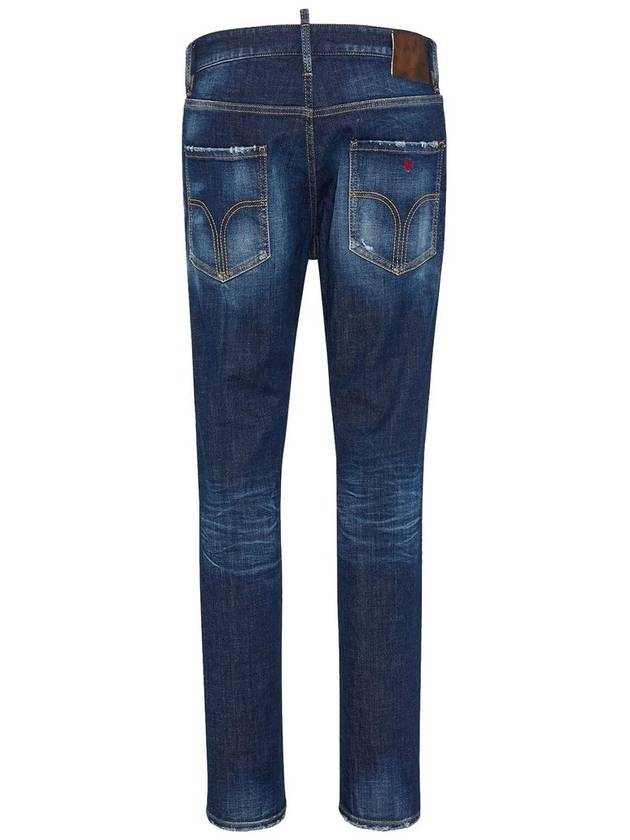 Basic Washing Skater Jeans Blue - DSQUARED2 - BALAAN 3