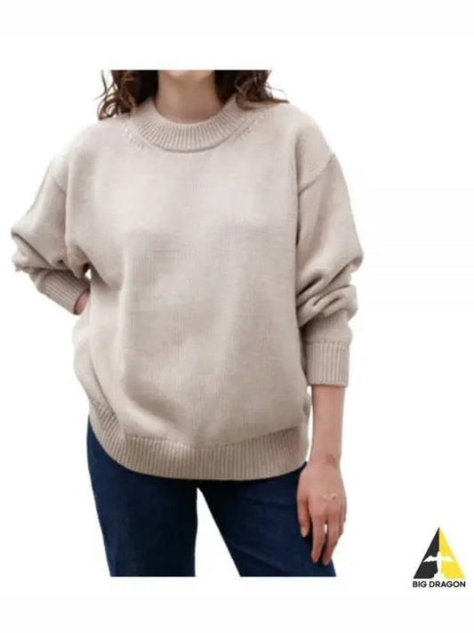 SENJO KNIT PULLOVER OATMEAL 1160 - STUDIO NICHOLSON - BALAAN 1