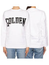 Logo Overfit Sweatshirt White G30WP122 A5 - GOLDEN GOOSE - BALAAN 1