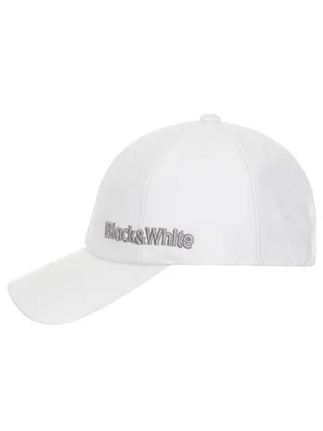 volume embroidery ball cap 8414GZSPWHITE - BLACK&WHITE - BALAAN 3